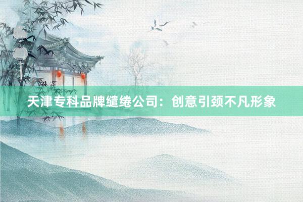 天津专科品牌缱绻公司：创意引颈不凡形象